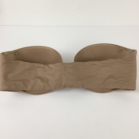 Victoria’s Secret strapless bra size 34C Nude Beige Front Close - Picture 2 of 5